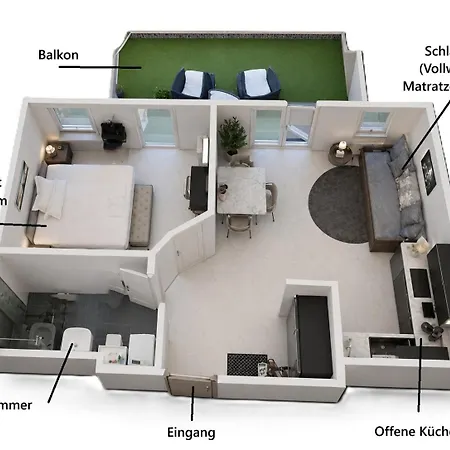 Apartamento Design Leipzig Airport Dhl Amazon Voll Ausgestattet Free Parking Schkeuditz